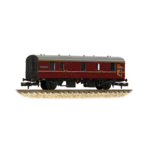 Graham Farish 374-785A BR Mk1 CCT Covered Carriage Truck BR Maroon - N Gauge