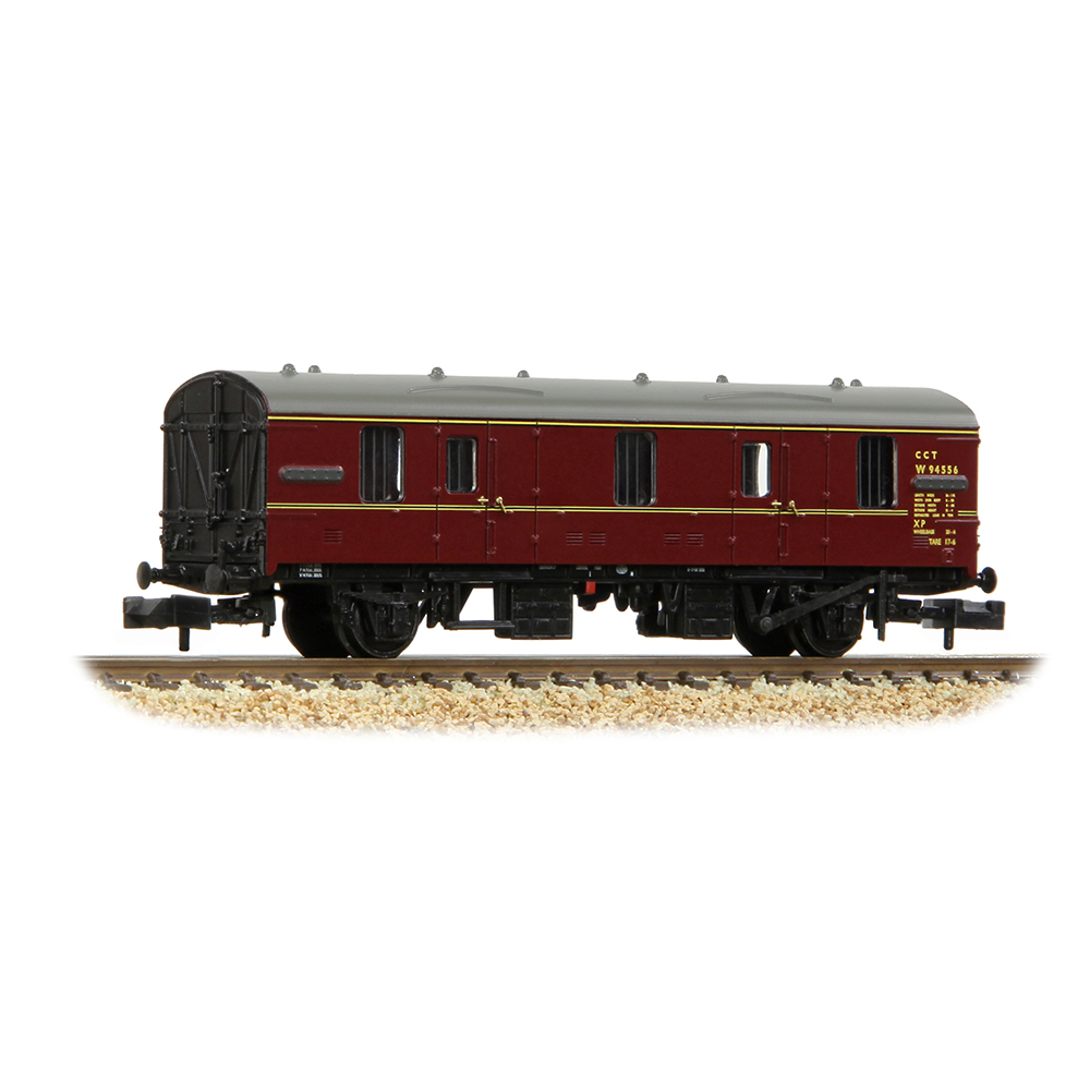 Graham Farish 374-785B BR Mk1 CCT Covered Carriage Truck BR Maroon - N Gauge
