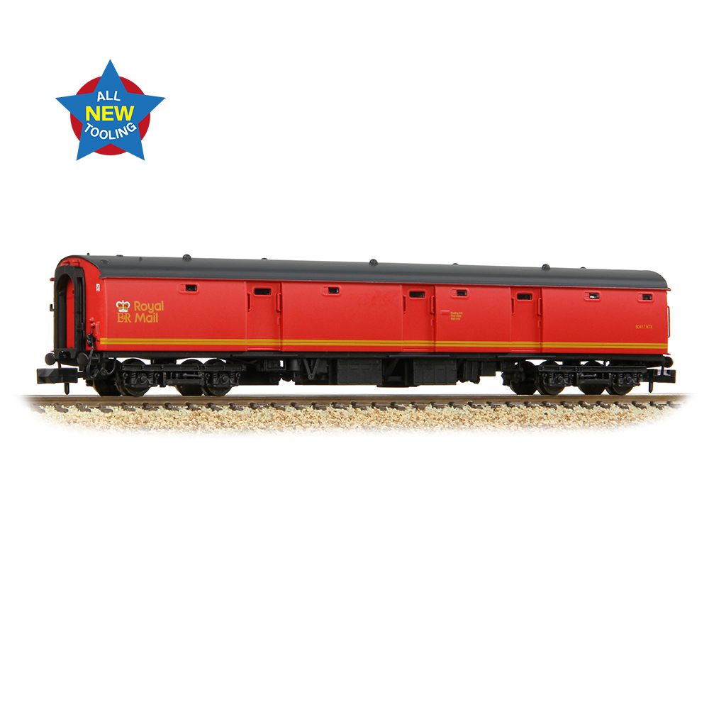 Graham Farish 374-970A BR Mk1 NTX (Ex-POT) Post Office Tender (Stowage) Royal Mail Letters - N Gauge