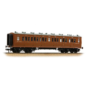 Bachmann 39-861 LNWR 50ft Arc Roof Composite Corridor M&GN Brown - OO Gauge