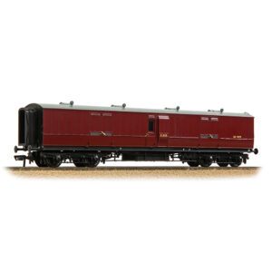 Bachmann 39-893 LNWR 50ft Arc Roof Full Brake LMS Crimson Lake - OO Gauge