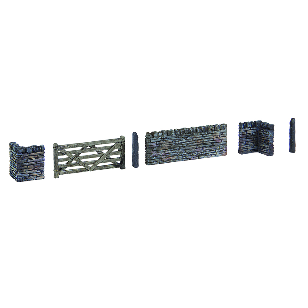 Scenecraft 44-0538 Slate Walling and Gate - 1:76 Scale