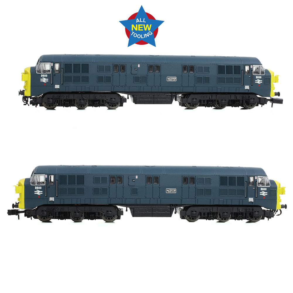 EFE Rail E84522 Class 41 'Warship' Headcode Box D600 'Active' BR Blue - N Gauge
