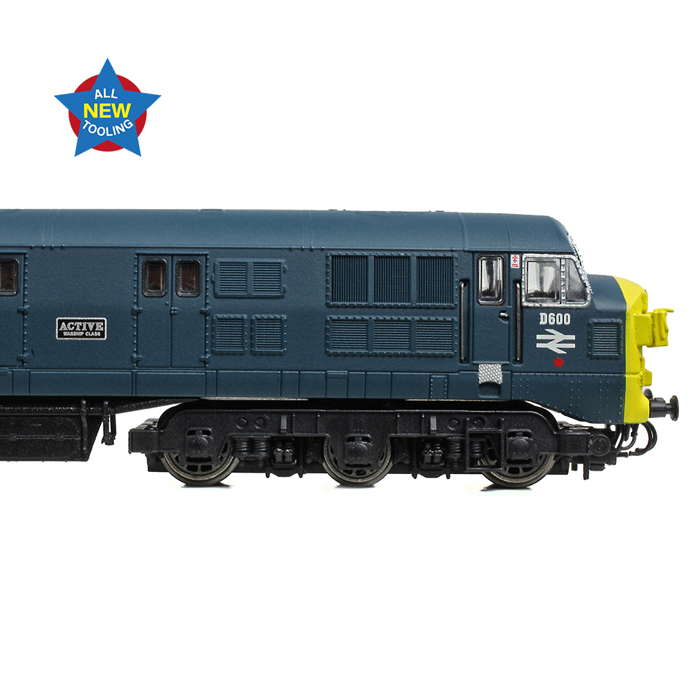 EFE Rail E84522 Class 41 'Warship' Headcode Box D600 'Active' BR Blue - N Gauge