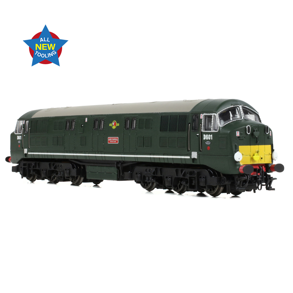 EFE Rail E84526 Class 41 'Warship' Disc Headcode D601 'Ark Royal' BR Green (SYP) - N Gauge