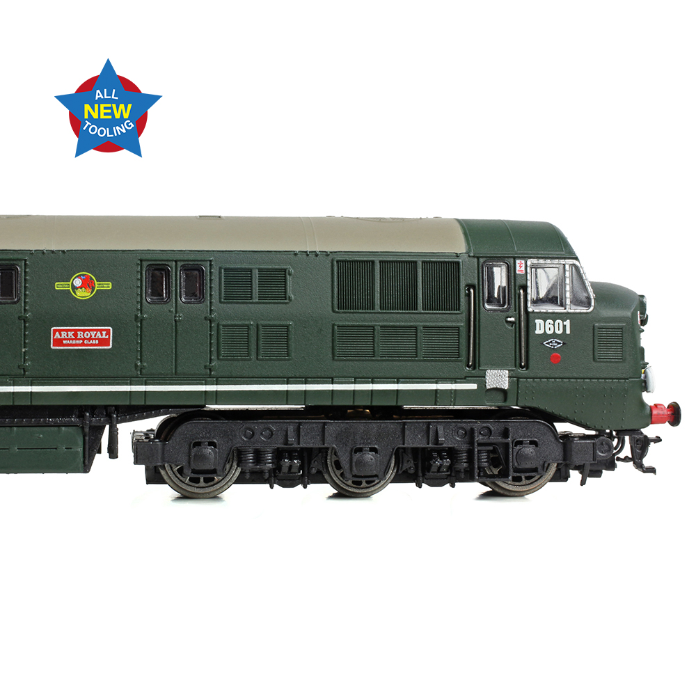 EFE Rail E84526 Class 41 'Warship' Disc Headcode D601 'Ark Royal' BR Green (SYP) - N Gauge