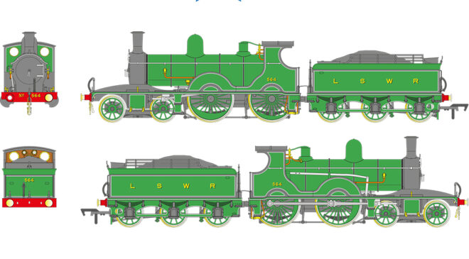 EFE Rail T3 Adams LSWR Steam Loco OO Gauge