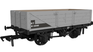 Rapido 950010 LNWR D84 4-Plank Open - No.M230481 BR Grey  - OO Gauge