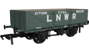 Rapido 950013 LNWR D90 4-Plank Open - No.48166 LNWR Loco Coal - OO Gauge