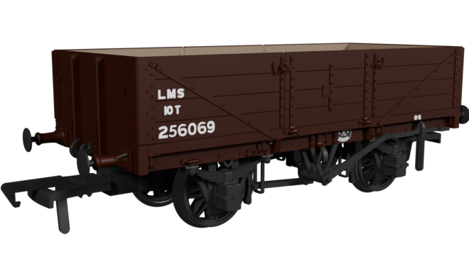 Rapido LNWR D84 4 Plank Wagon Open OO Gauge