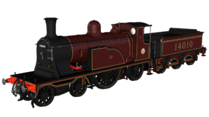 Rapido 982502 Caledonian Single No.123 - LMS Lined Red No.14010 - DCC SOUND - OO Gauge