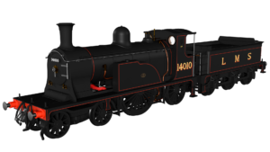 Rapido 982003 Caledonian Single No.123 - LMS Lined Black No.14010 - OO Gauge