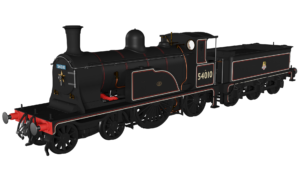 Rapido 982004 Caledonian Single No.123 - 'What If' BR Lined Black Early Crest No.54010 - OO Gauge