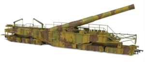 OXFORD RAIL 76BOOM03 Rail Gun WWI Boche Buster OO Gauge
