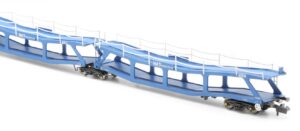 Revolution RT-OO-CAR4-402B Cartic-4 Car Carrier – MAT-Transauto blue - OO Gauge - SET B