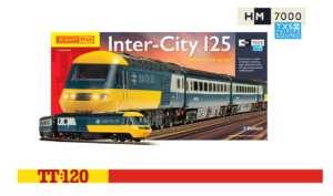 Hornby TT1004TXSM Inter-City 125 High Speed Digital Train Set (With Sound) - TT Gauge