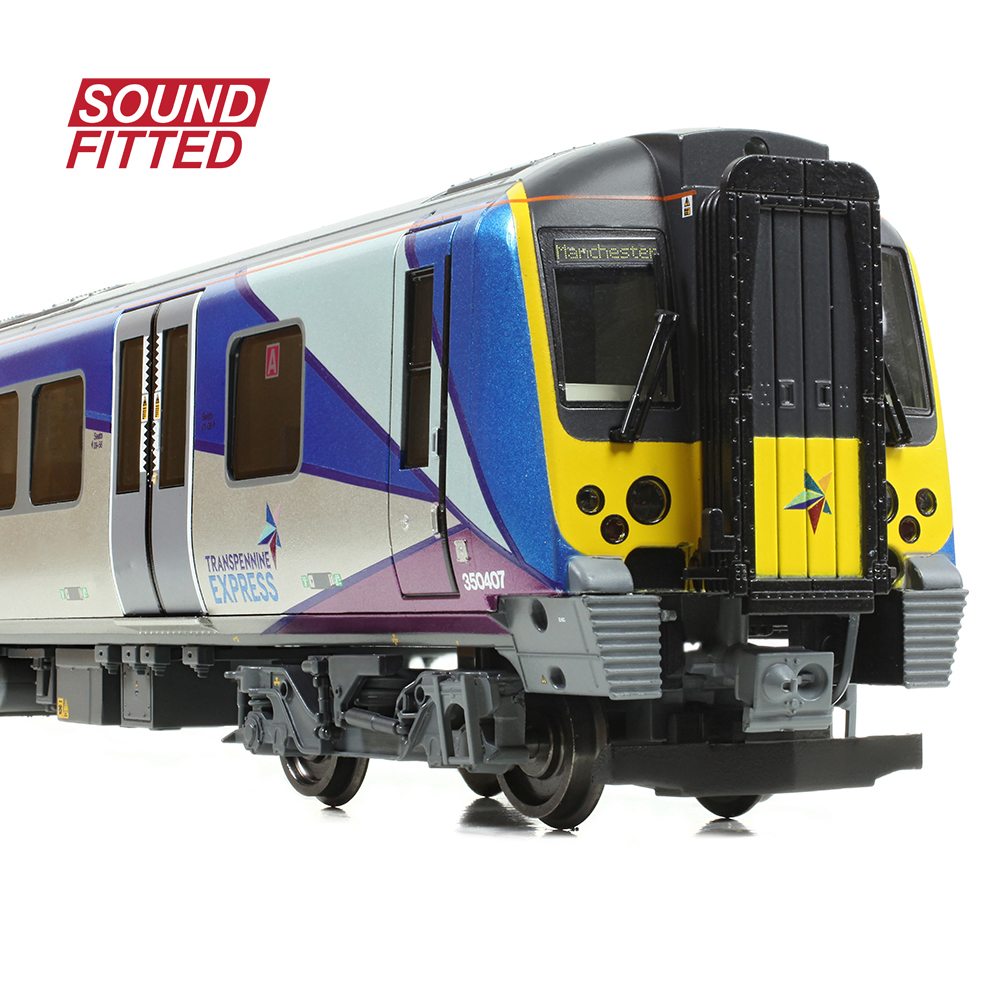 Bachmann 31-033SF - Class 350/4 4-Car EMU 350407 First TransPennine Express - OO Gauge