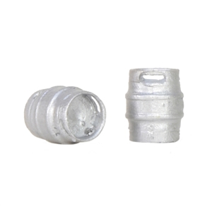 Scenecraft 44-520 - Metal Beer Kegs (x10) - OO Gauge
