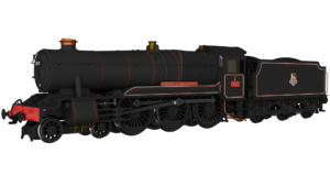 Rapido 954004 GWR County No.1019 'County of Merioneth' BR Lined Black Early Crest - OO Gauge