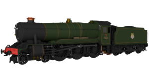Rapido 954006 GWR County No.1006 'County of Cornwall' BR Lined Green Early Crest - OO Gauge