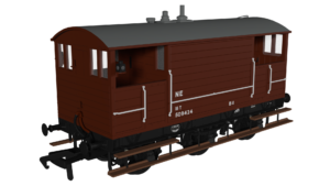 Rapido 975009 GCR 15T 6w Brake - LNER Bauxite post-1936 No.509424 - OO Gauge