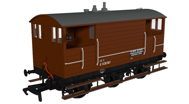 Rapido GCR 6 Wheel Brake Van OO Gauge