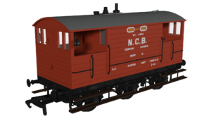 Rapido 975016 GCR 15T 6w Brake - NCB Durham Division Harton Unit - OO Gauge