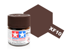 Tamiya 81710 Acrylic Mini Xf-10 Flat Brown
