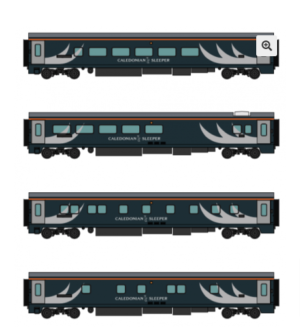 Revolution Trains RT-CS-LS-Mk5-pack1 CALEDONIAN SLEEPER MARK 5 LOWLAND PACK 1, N Gauge