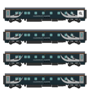Revolution Trains RT-CS-LS-Mk5-pack4 CALEDONIAN SLEEPER MARK 5 LOWLAND PACK 4, N Gauge
