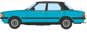 OXFORD DIECAST NFC5002 Ford Cortina Mk5 Cosmos Blue N Gauge