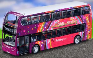 Northcord Model Company UK6209 Alexander Dennis Enviro400 Reading Buses (1208 - RG05 BUS) 1:76 Scale