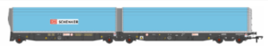 Revolution RT-N-WIA-203A 5 Car Arbel WIA Car Carrier with DB Schenker Branding (N/2mm) N Gauge