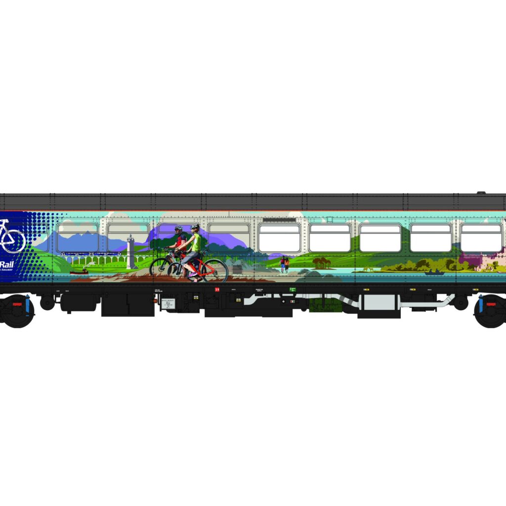 Accurascale 5378 Class 153 Scotrail Active Travel Livery 153xxx Custom Number - OO Gauge