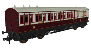 Rapido 978108 Caledonian ‘Evolution’ Non-Corridor Brake Third No.654 - OO Gauge
