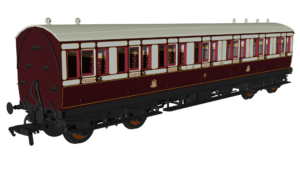 Rapido 978110 Caledonian ‘Evolution’ Non-Corridor Composite No.129 - OO Gauge