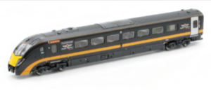 Revolution Trains RT-N-180-GC-603B-DCC Class 180, 5 Car Unit in Grand Central Livery with Green Stripe, N Gauge DCC SOUND