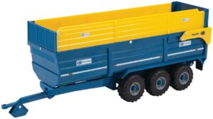 Britains BRI 43284 Kane Tri-Axel Halfpipe Silage Trailer -  1:32 Scale