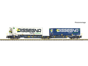 Fleischmann FM825029 - *Wascosa Sddgmrs Bogie Flat Wagon w/Dissegna Load VI
