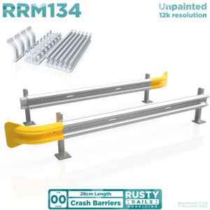Rusty Rails - RRM134 Crash Barriers - Pack Size = 1 - OO Scale