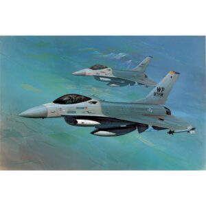 Academy - PKAY12610 US Air Force F-16A/C Fighting Falcon Fighter Aircraft - 1:144 Scale