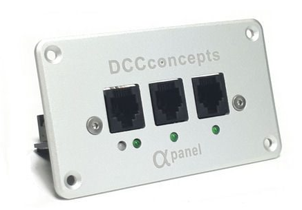 DCCconcepts DCD-DAP Alpha Panel Layout panel for NCE and Roco