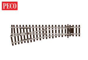 Peco SL-U1292 TT:120 C55 Small Radius Turnout L/H Gauge