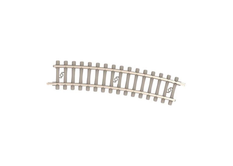 Spin Track R145 Minitrix M14511 - *Curved Track R2a 261.8mm 15 Degree Concrete Sleeper ...