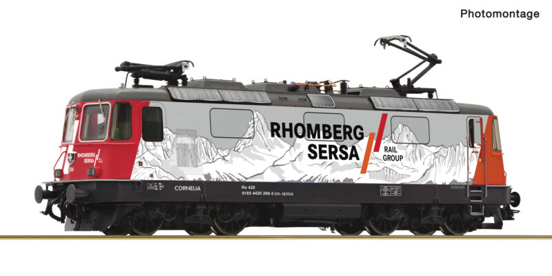 Roco Rgsbrblk Roco RC7500030 - *Sersa Re 420 268-5 Electric Locomotive VI - Rainbow ...