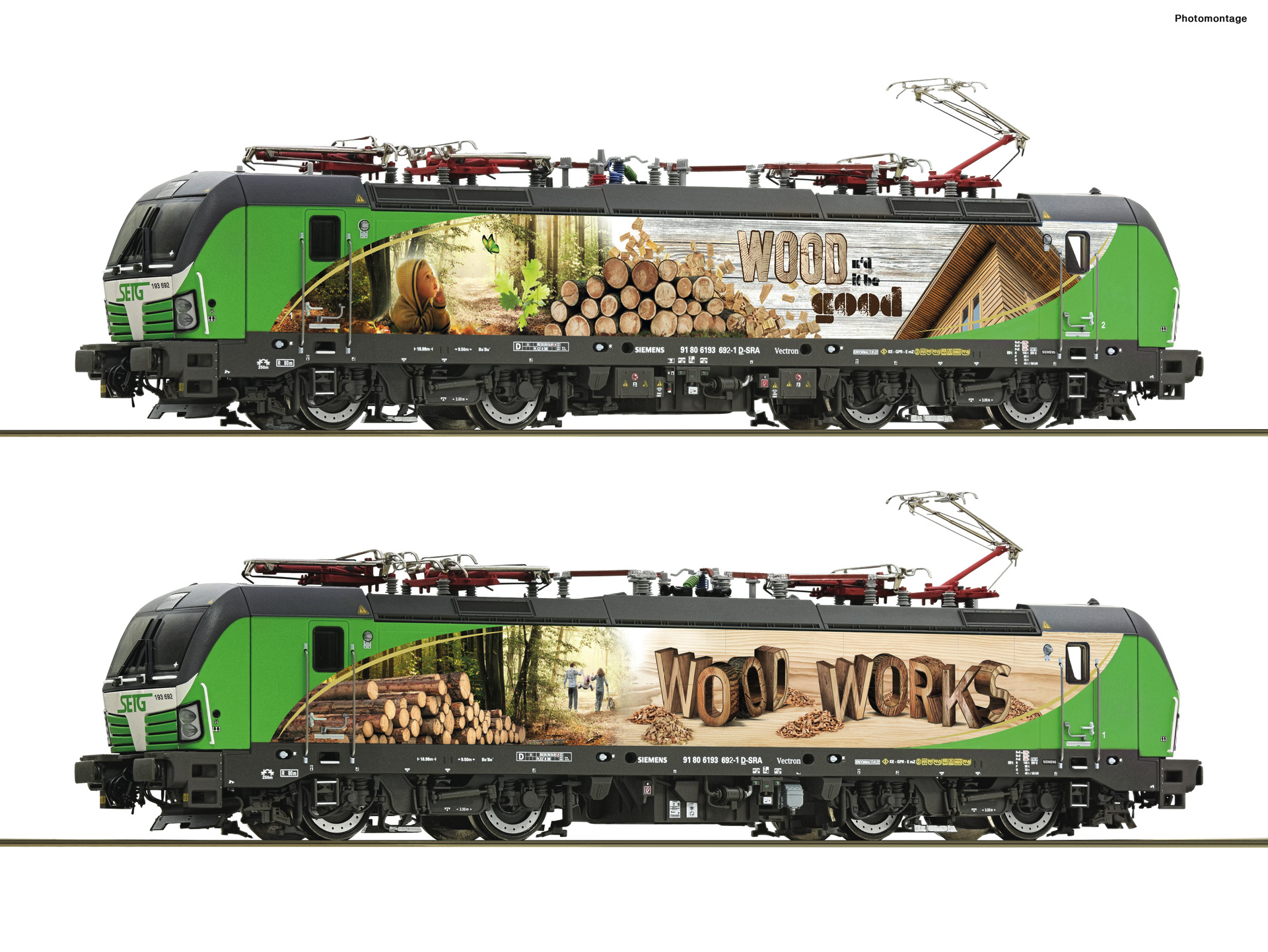 Roco Rgsbrblk Roco RC7500034 - SETG BR193 692-1 Electric Locomotive VI - Rainbow Railways