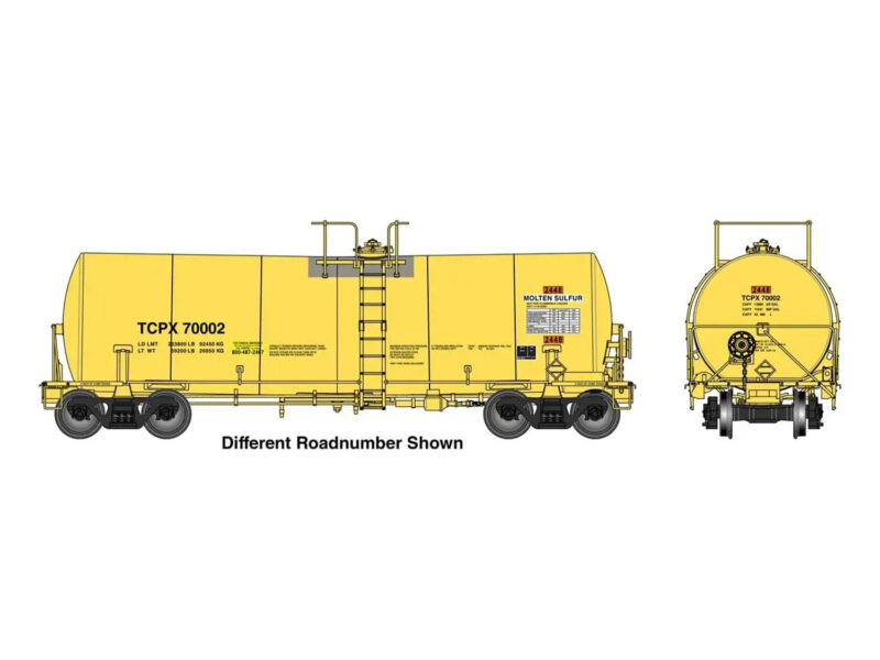 Walthers Proto WH920-100068 - 40' Trinity 14k Gallon Molten Suplhur ...