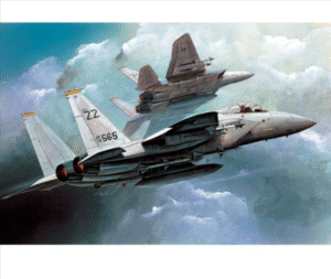 Academy - PKAY12609 US Air Force F-15C Eagle Fighter Aircraft - 1:144 Scale