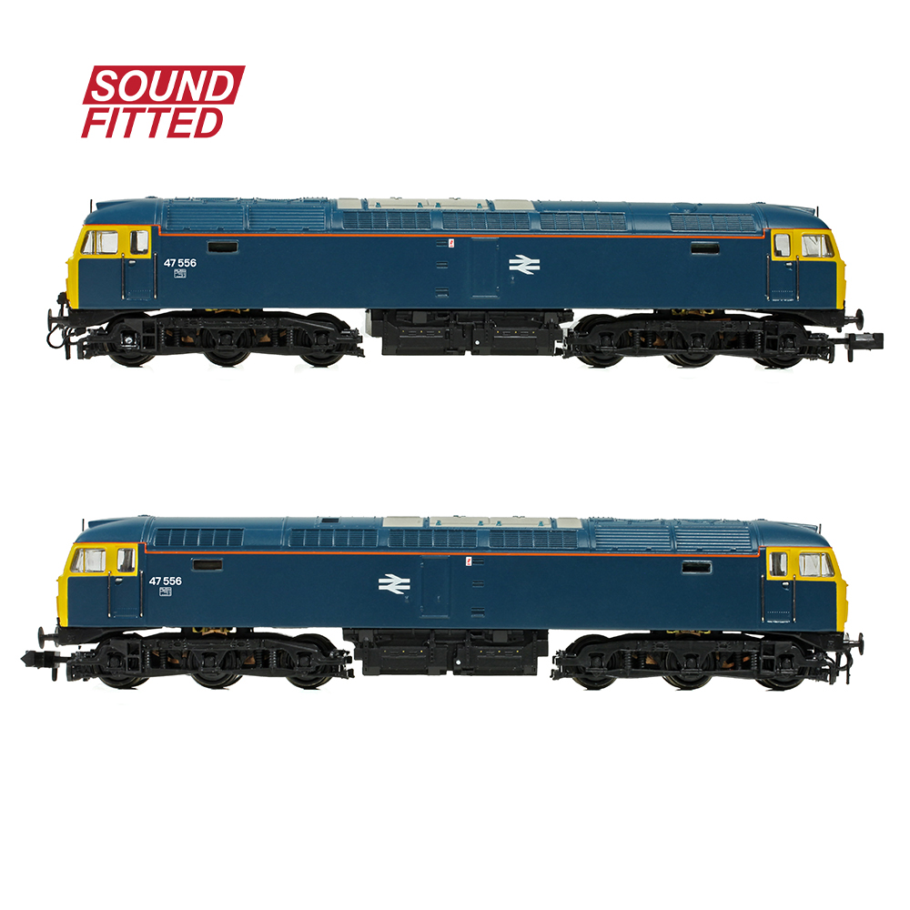 Graham Farish 371-829BSF Class 47/4 47556 BR Blue - N Gauge
