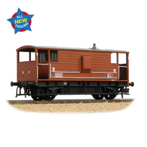 Bachmann 38-978 LMS 20T Brake Van BR Bauxite (Late) - OO Gauge